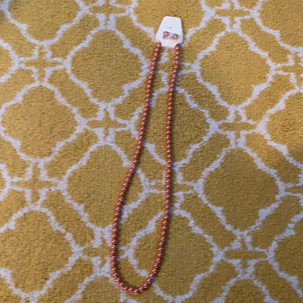 Matching earrings & necklace